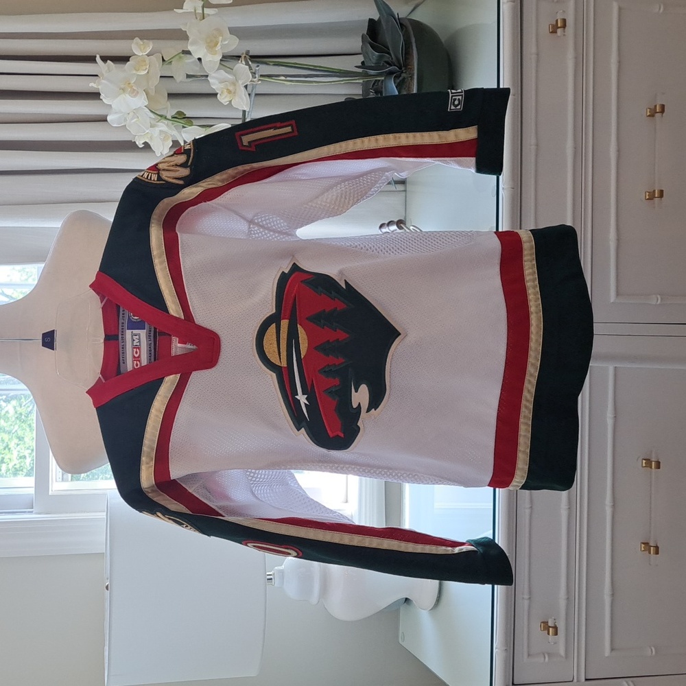 CCM NHL Youth Minnesota Wild National Hockey‎ League Retro Throwback Jersey L/XL